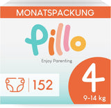 Pieluchy Pillo 3 - Pudełko 168 pieluszek, 6 paczek po 28 pieluszek rozm. 3 - Midi (6-10 kg) - Pieluszki dla niemowląt