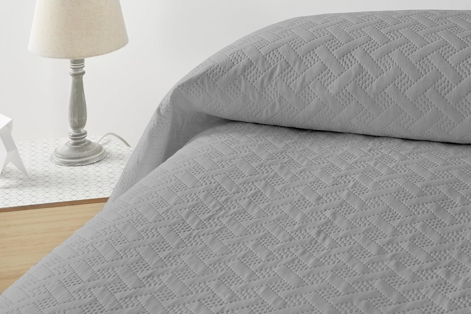 LISO - Narzuta na 105 cm - Bouti Narzuta na łóżko - Wiosna i lato - 200X260 cm - Różowe łóżka i koce Besuche den Degrees home-Store Szare łóżko 180 cm