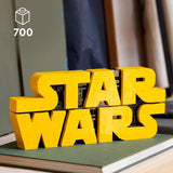 LEGO Star Wars 75407 Star Wars Logo Bricks - Zestaw do budowania dla dorosłych do kolekcjonowania - Model popkultury - element wystawowy na biurko - Pomysł na prezent dla dorosłych i nastoletnich fanów Zestawy do budowania Besuche den LEGO-Store