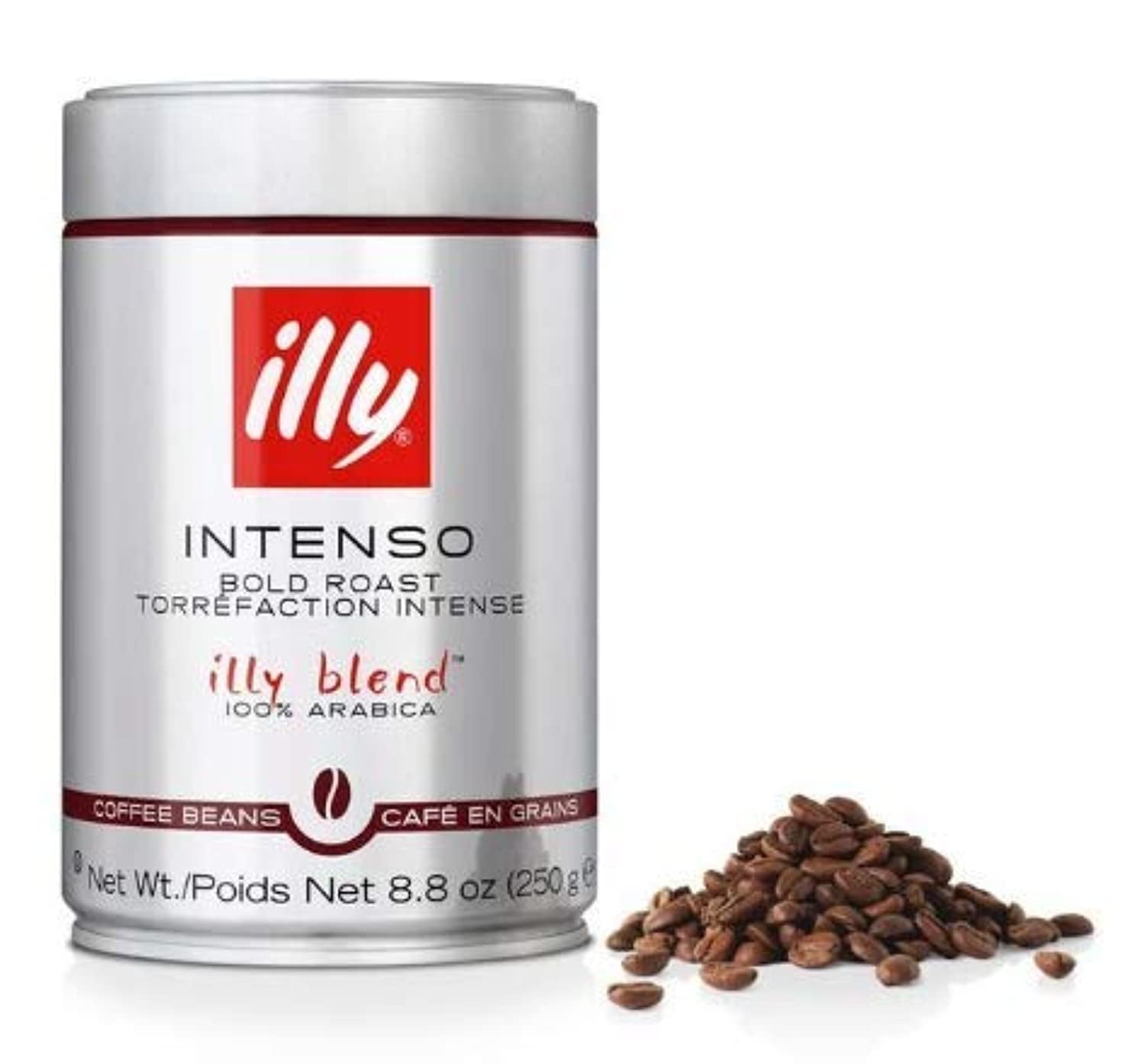 Illy Intenso Bold Palona cała fasola, 250 g, 2 sztuki