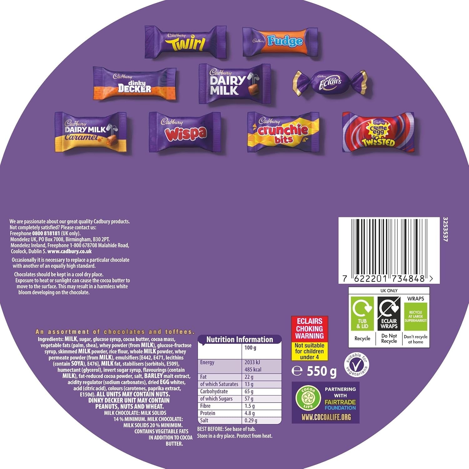 Pudełko czekoladek Heroes 550g