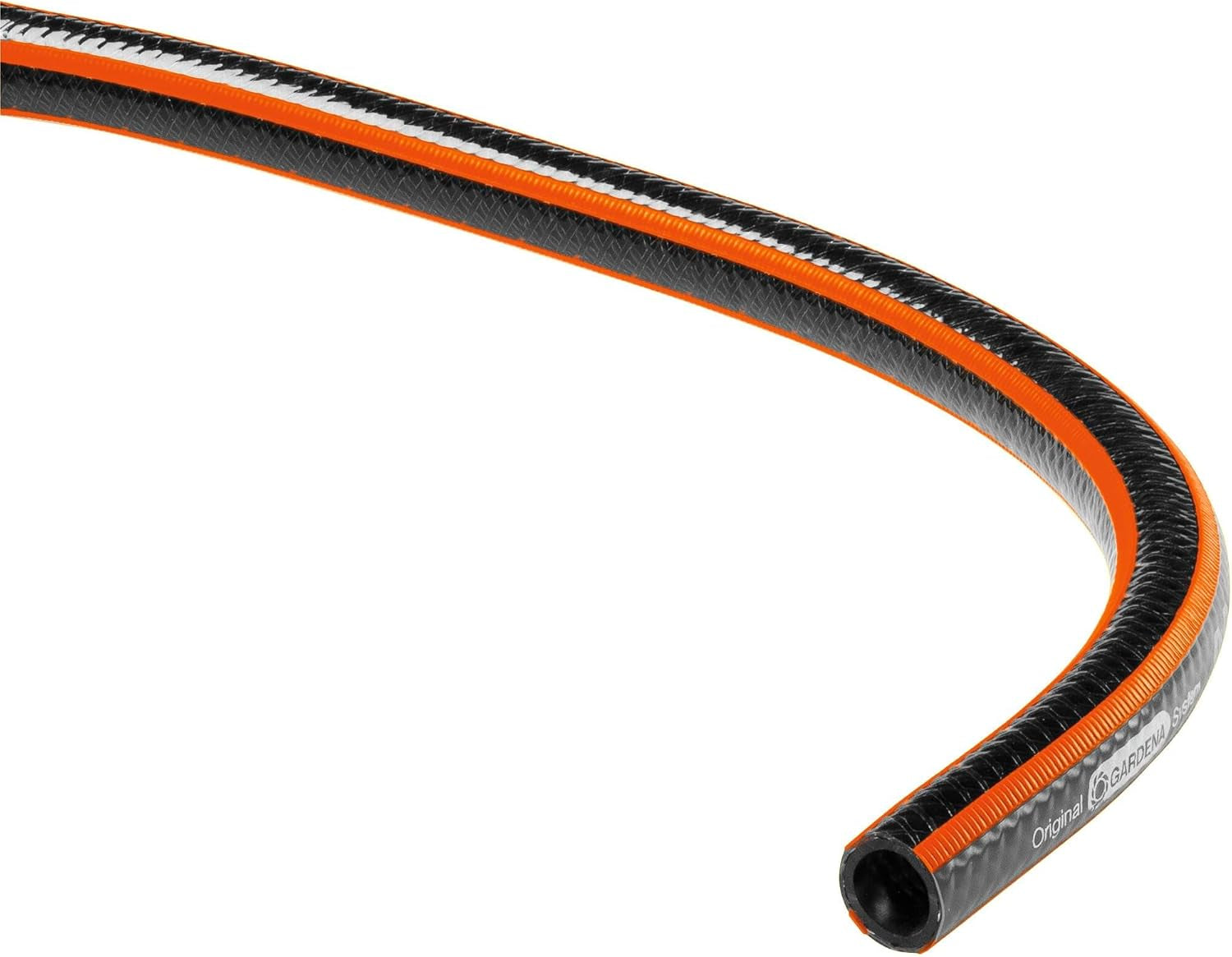 Gardena Comfort FLEX 19 mm (3/4 cala) wąż, 25 m: Elastyczny, stabilny wymiarowo wąż ogrodowy z profilem Power-Grip, wykonany z wysokiej jakości materiału spiralnego, ciśnienie rozrywające 25 bar, bez elementów systemowych (18053-20)