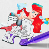Lisciani - DISNEY Puzzle Ariel - Odtwórz i pokoloruj sceny ze swoich ulubionych pudełek - od 7 lat - DUŻE PUZZLE zawierające 250 elementów - zachęcają do zręczności Puzzle Naty Shop