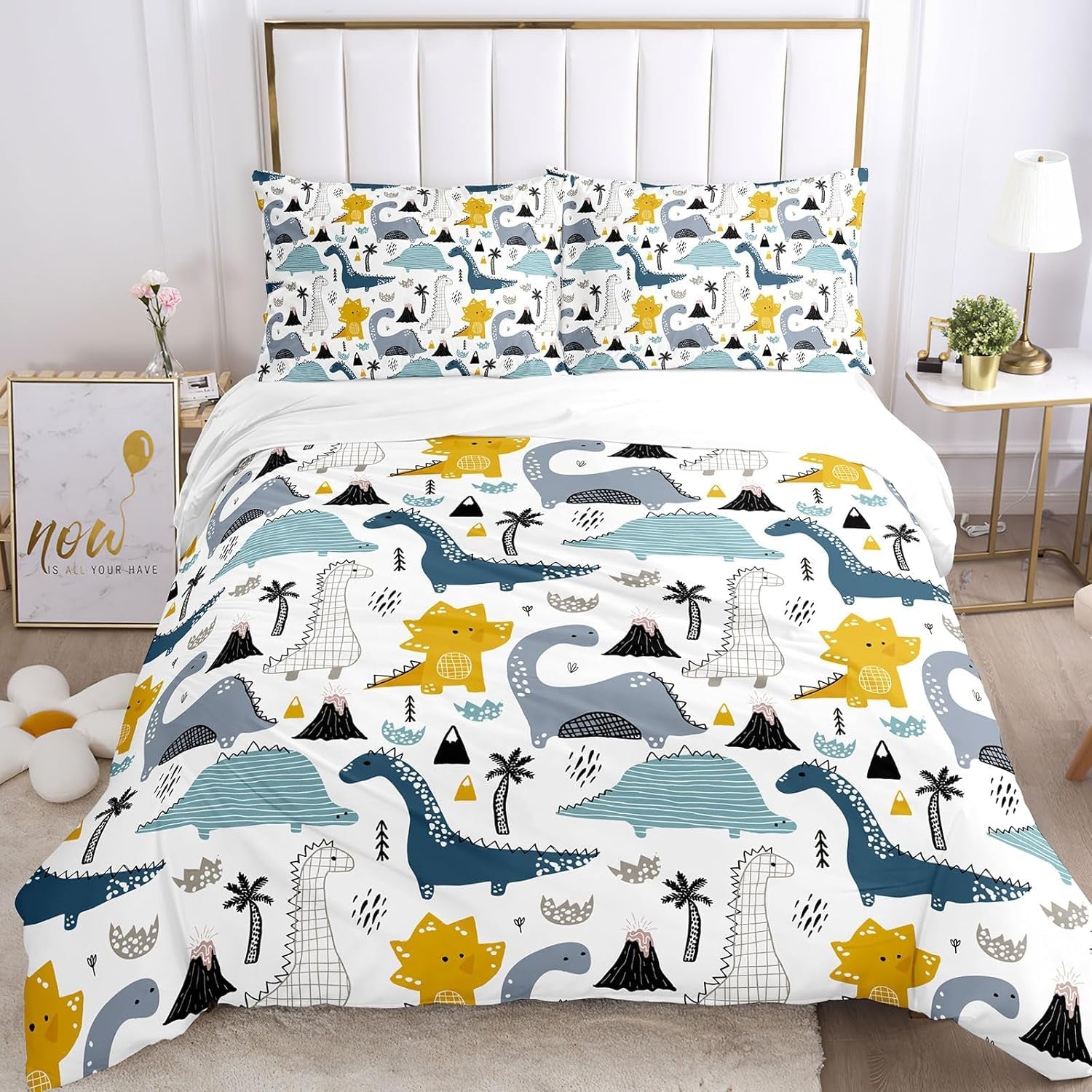 Pościel dla dzieci, Dinozaur Pościel - dzieci Naty Shop A-2 220 X 240 Cm