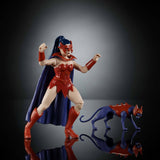 Figurka Catra Masters of the Universe Origins z kolekcji kreskówek, ok. Bohaterka serialu telewizyjnego o wysokości 14 cm, Księżniczka Mocy, z lat 80. Szczegółowy projekt i akcesoria dla kotów JBM84 Figurki Naty Shop