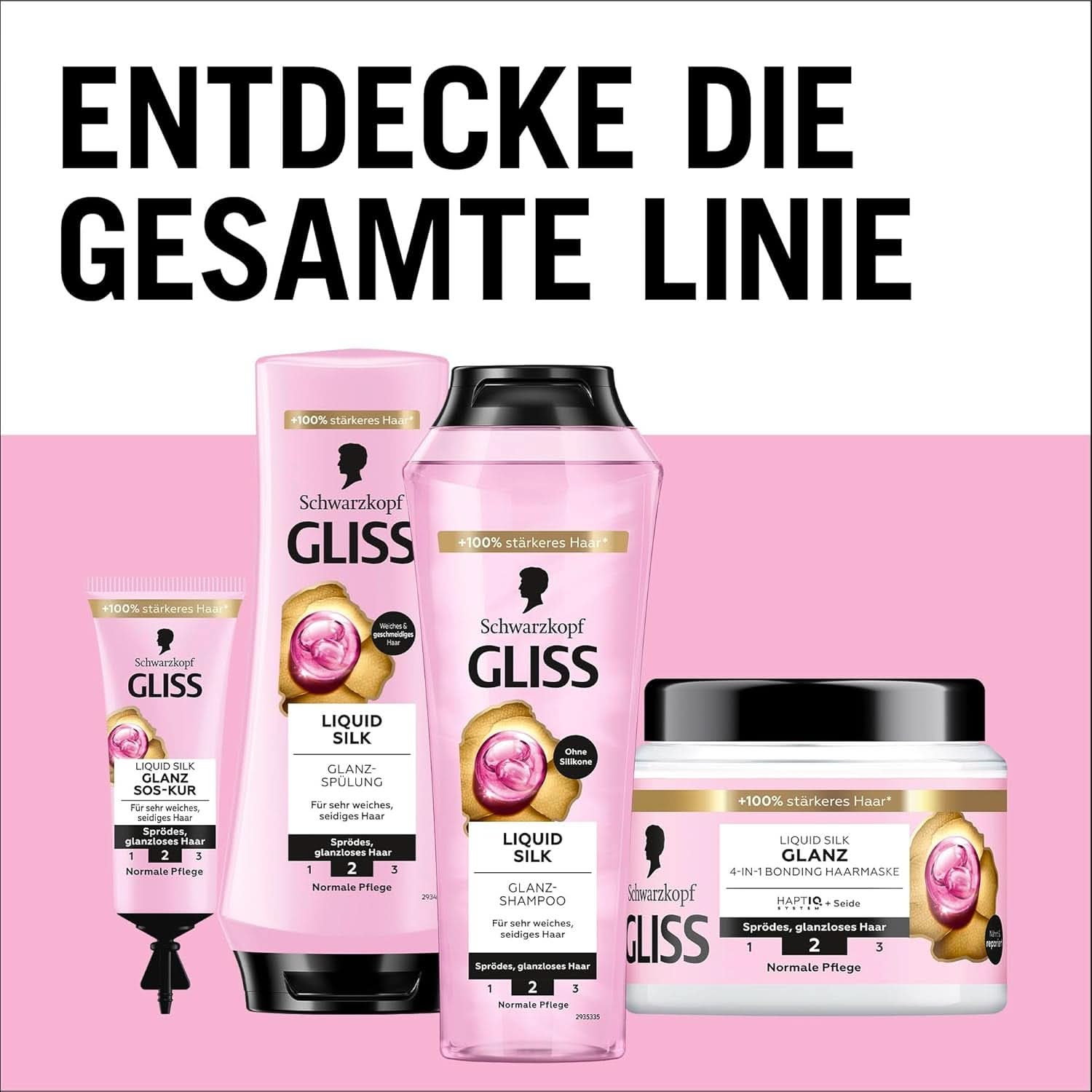 Gliss Szampon w płynie Jedwab (250 ml), do włosów delikatnych i matowych Prysznic i kąpiel Naty Shop