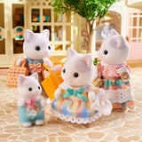 Sylvanian Families - 5738 Rodzina kotów mlecznych - Figurki z domku dla lalek