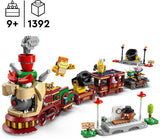 LEGO Super Mario Express Pociąg Bowser Zestaw przygodowy dla dzieci z młotkiem Brat 2 gumby i 2 parapunktury Prezent Nintendo dla chłopców Dziewczęta Gracze 71437 Zestawy do budowania Besuche den LEGO-Store