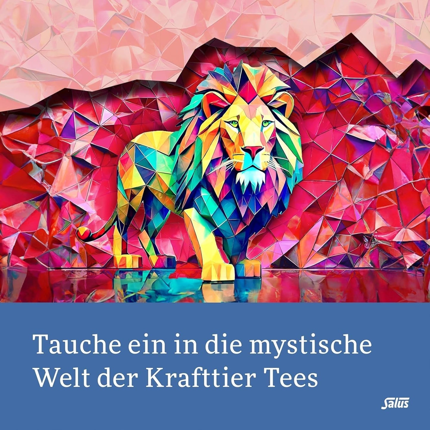 Salus - Herbata Krafttier - The Quiet Cat - 1X 15 torebek filtrujących (28,5g) - Herbata miętowo-ziołowa z ashwagandhą - Organiczna