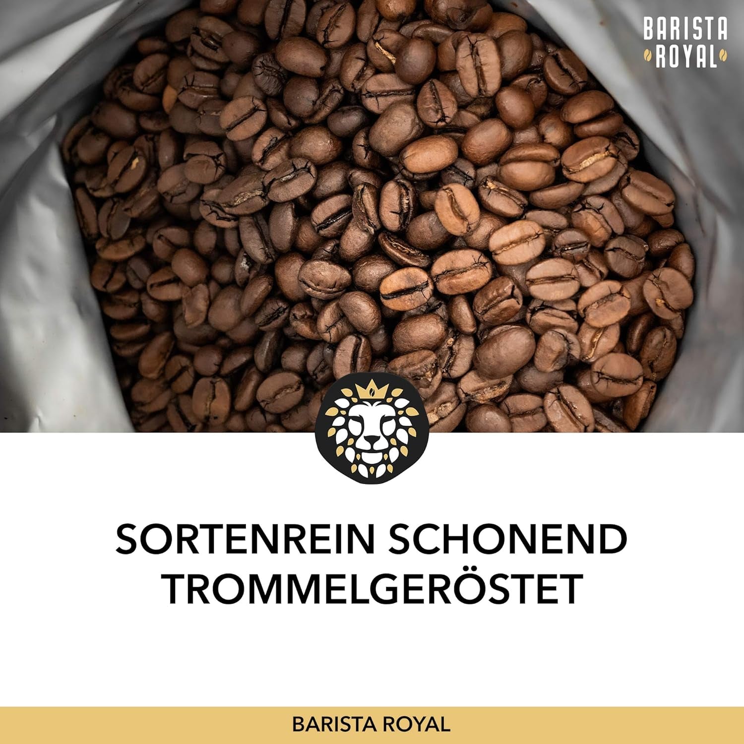 BARISTA ROYAL Bio Kaffeebohnen 1kg „Wybór Specjalny” | Frische Kaffeebohnen direkt gehandelt | 70% Arabika, 30% Robusta Kaffee ganze Bohnen | Idealny do maszyn w pełni automatycznych i filtrujących