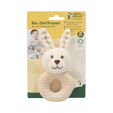 GRÜNSPECHT tkanina organiczna 100% bawełna organiczna, zabawka dla dziecka, mięciutka przytulanka, prezent urodzinowy, chrzest, baby shower, GOTS, beżowy (619-00) Bebe Toys Naty Shop