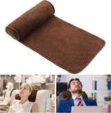 Szezlong Poduszka pod szyję Poduszka pod głowę Pluszowa regulowana poduszka Rolka pod szyję Antypoślizgowa polarowa sofa Poduszka pod szyję Poduszka podpierająca głowę do podróży Domowy szezlong Sofa Fotel (czarny)