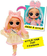 KUPA ŚMIECHU. Surprise Tweens Surprise Swap Series - Braids-2-Waves Winnie - Modepuppe z 20 dodatkowymi zestawami do stylizacji i fantastycznymi trybami i akcesoriami - dla Kinder ab 4 Jahren