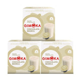 Gimoka Kaffeekapseln, Gesmack WEISSE CHOKOLADE - 48 Kapseln Kompatybilny z Kaffeemaschinen der Marke Nescafè* Dolce Gusto*, 48 Stück (3 x 16 Getränke), Hergestellt we Włoszech