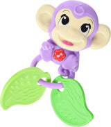 Simba 104010192 - Grzechotka muzyczna małpka ABC, 2 elementy sensoryczne, z funkcją muzyczną, 17cm, zabawka dla dzieci, od 6 miesiąca Jucarii Bebe Naty Shop Domyślny tytuł