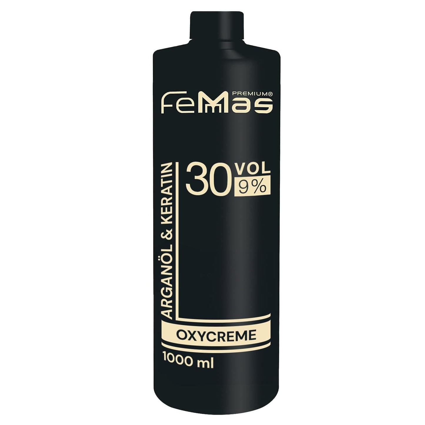 FemMas Oxycreme 6% 1000 ml I Utleniacz do koloryzacji i farbowania włosów I Łatwa aplikacja i optymalne utrwalenie I Wywoływacz zapewniający jednolite rezultaty jak w salonie I Wywoływacz koloryzujący Farba do włosów Naty Shop 9 1 litr (1 opakowanie)