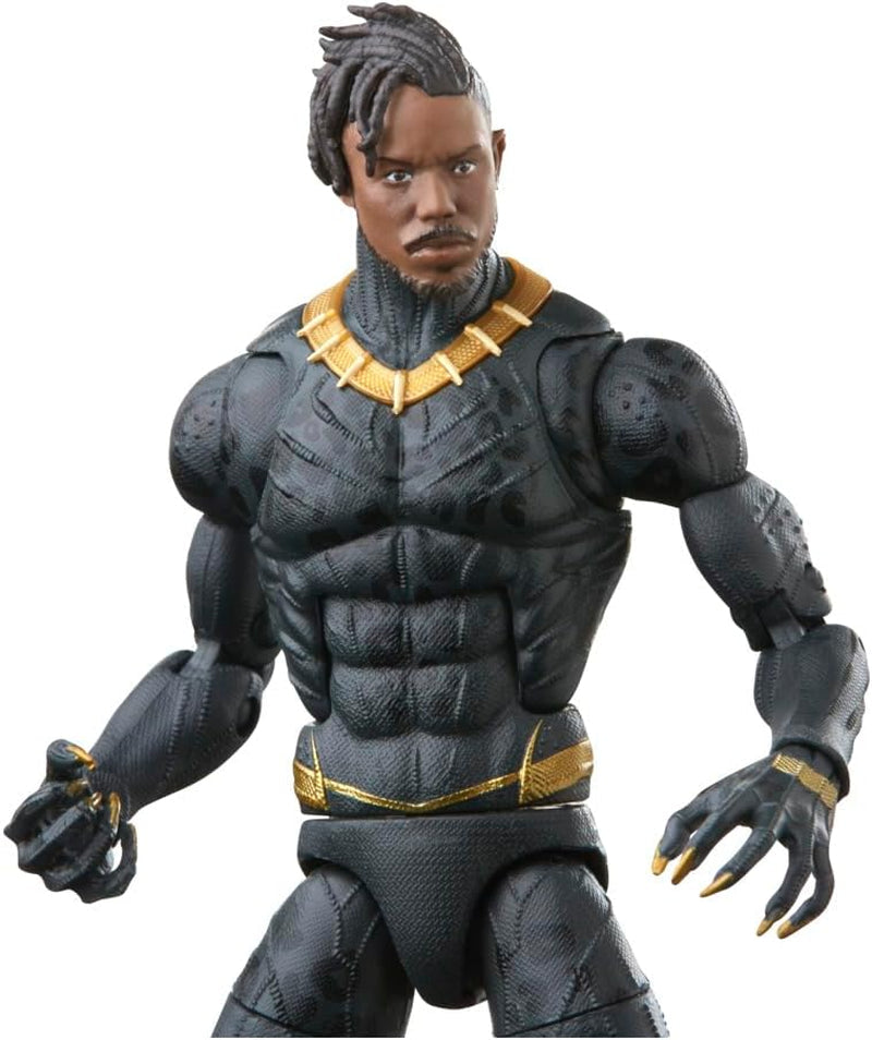 Hasbro Marvel Legends Series Czarna Pantera Legacy Kolekcja Killmonger 15 cm Figurka kolekcjonerska z 5 akcesoriami Figurki Naty Shop