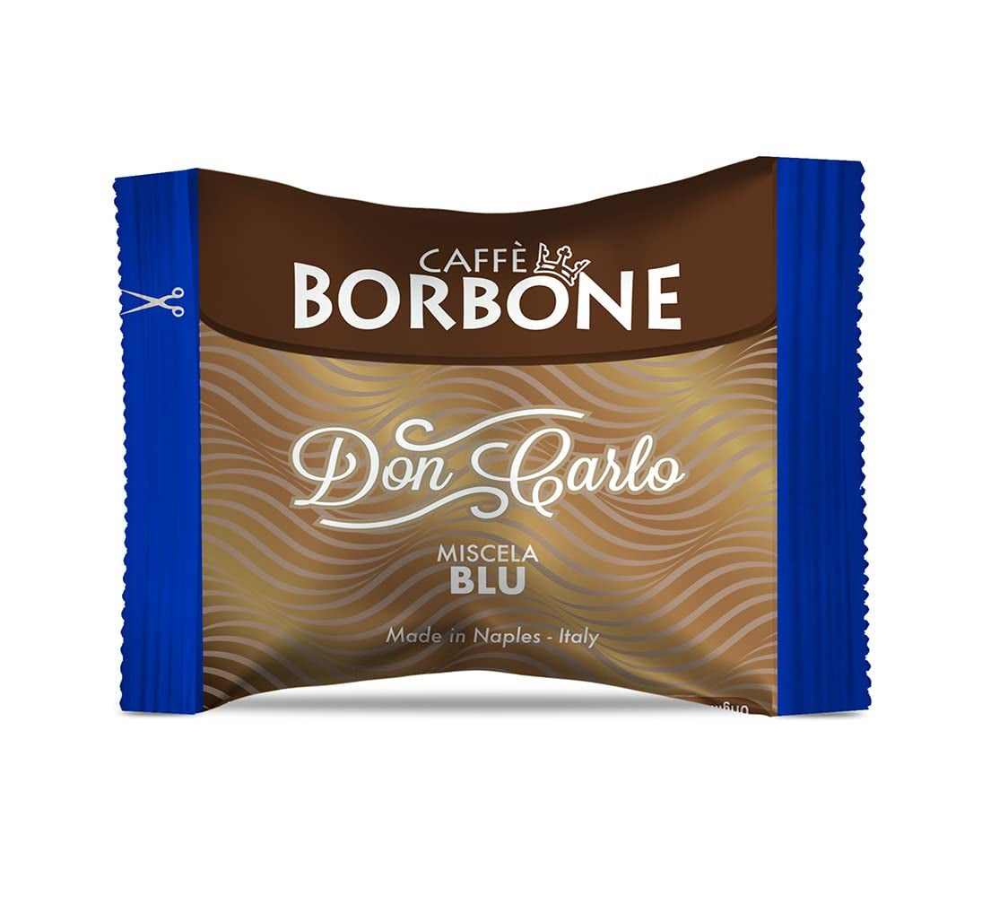 Mieszanka Caffè Borbone Don Carlo Blaue - 50 Kapseln - Kompatybilna z Lavazza®* A Modo Mio®* Haushalts-Espressomaschinen