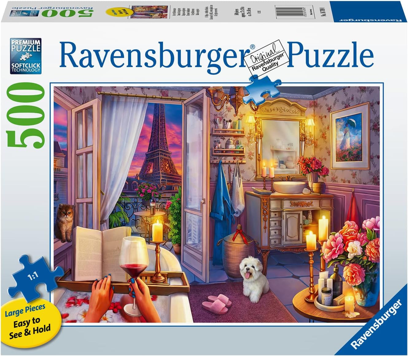 Puzzle Ravensburger - W wannie - 500 elementów w złotej edycji Puzzle Naty Shop Domyślny tytuł