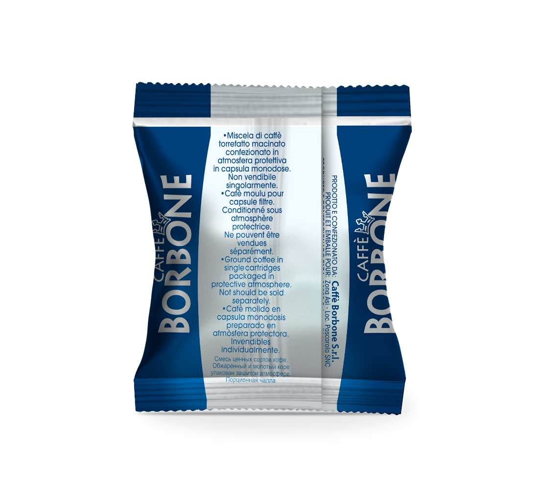 Caffè Borbone Respresso, Blue Kaffeemischung - 100 kapsułek - Kompatybilne z Nespresso®* Haushalts-Espressomaschinen