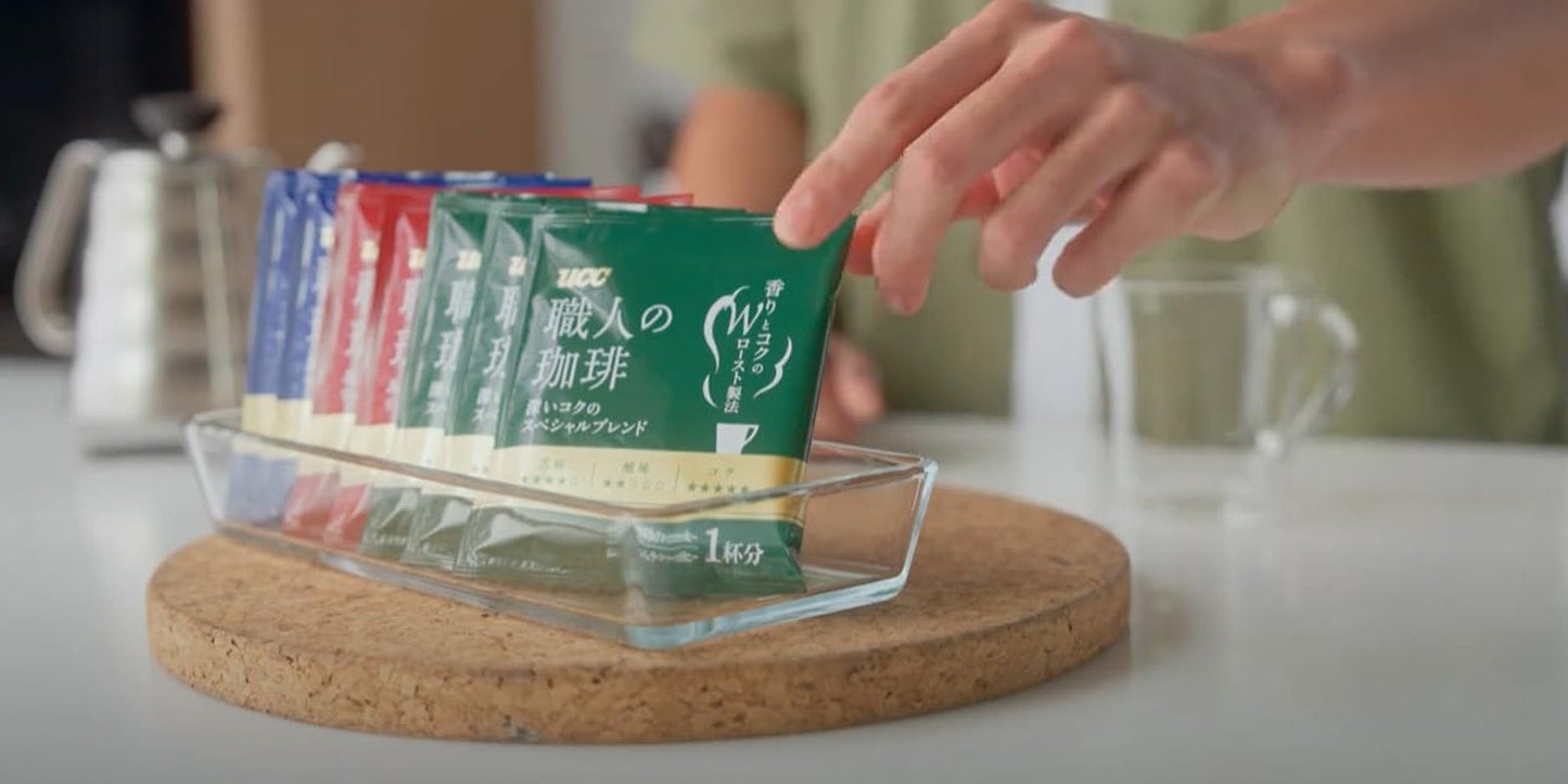 Kawa ekspresowa Japan Craftsman Jednorazowego użytku Kawa filtrowana Brazylia Wietnamska lekka mieszanka 16 saszetek.