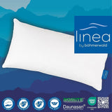 LINEA by Böhmerwald - Cosy - Wysokiej jakości poduszka Balance, 40X80, 70% pierza klasy 1, 30% nowego puchu, odpowiednia dla alergików, można prać w temperaturze do 60°C, wyprodukowano w Niemczech Poduszki standardowe Naty Shop