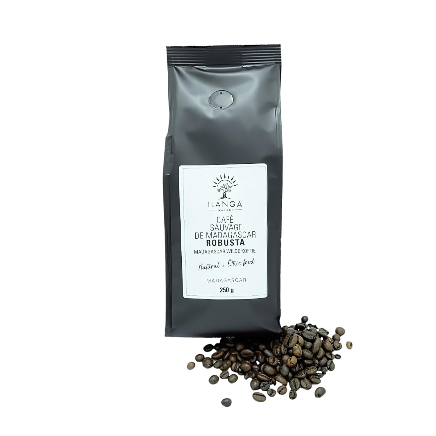 Ilanga Nature - Kawa Robusta - Fasola 250 g - Madagaskar