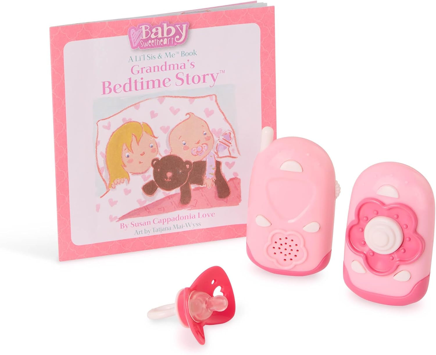Lalka Baby Sweetheart - Pora na sen - 31 cm - Miękkie ciało - Akcesorium do smoczka - Zabawa w udawanie - Zabawka od 3 lat i więcej