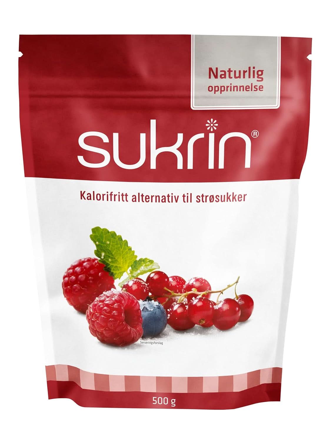 Sukrin Erytrytol, naturalna alternatywa cukru bez kalorii, 1 opakowanie, 500 gramów Słodziki Naty Shop