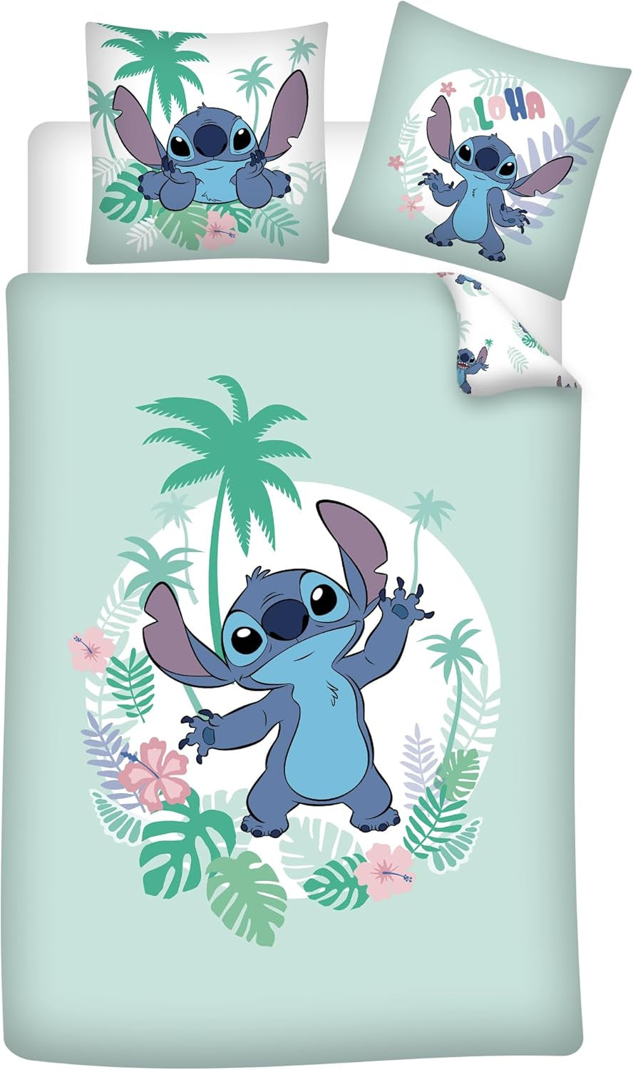 Pościel dziecięca Stitch, poszewka dwustronna 100% bawełna Pościel - dziecięca Naty Shop Domyślny tytuł