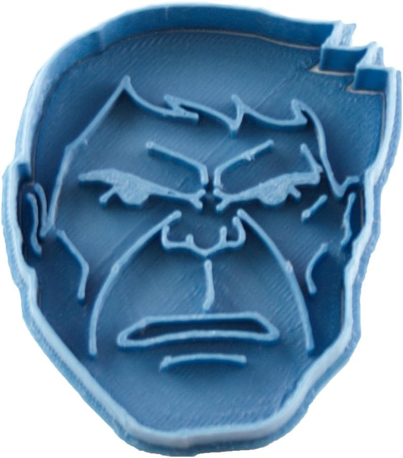 Foremka do ciastek Hulk, niebieska, 8 x 7 x 1,5 cm