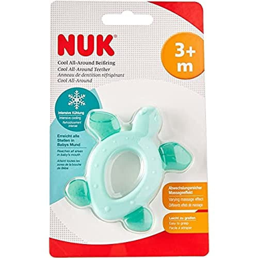 Gryzak NUK Cool All-Around z elementami chłodzącymi, od 3 miesiąca życia, 1 sztuka, wielokolorowy