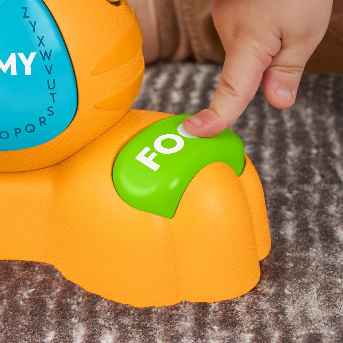 Zabawka edukacyjna dla niemowląt i małych dzieci Fisher-Price, nauka i taniec Beat Bande Tiger Justin z dźwiękami i światłami dla dzieci od 9. miesiąca życia, wersja włoska, HYL04 Baby Toys Naty Shop