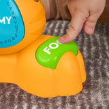 Zabawka edukacyjna dla niemowląt i małych dzieci Fisher-Price, nauka i taniec Beat Bande Tiger Justin z dźwiękami i światłami dla dzieci od 9. miesiąca życia, wersja włoska, HYL04 Baby Toys Naty Shop