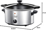 Wolnowar Russell Hobbs, 3,5 litra z powłoką nieprzywierającą, stal nierdzewna, 3 ustawienia temperatury i funkcja utrzymywania ciepła, Wolnowar 160 W Naty Shop
