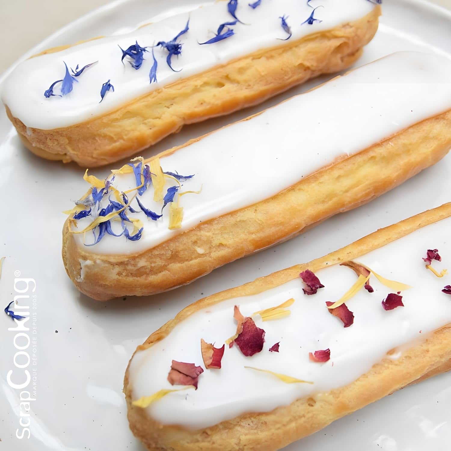 ScrapCooking - Nagietki suszone 3,5g - Kwiaty jadalne - Ozdoby do żywności do pieczenia - Do deserów, ciast, tart, babeczek - Boże Narodzenie, Wiosna, Urodziny - Złocistożółty - 7471
