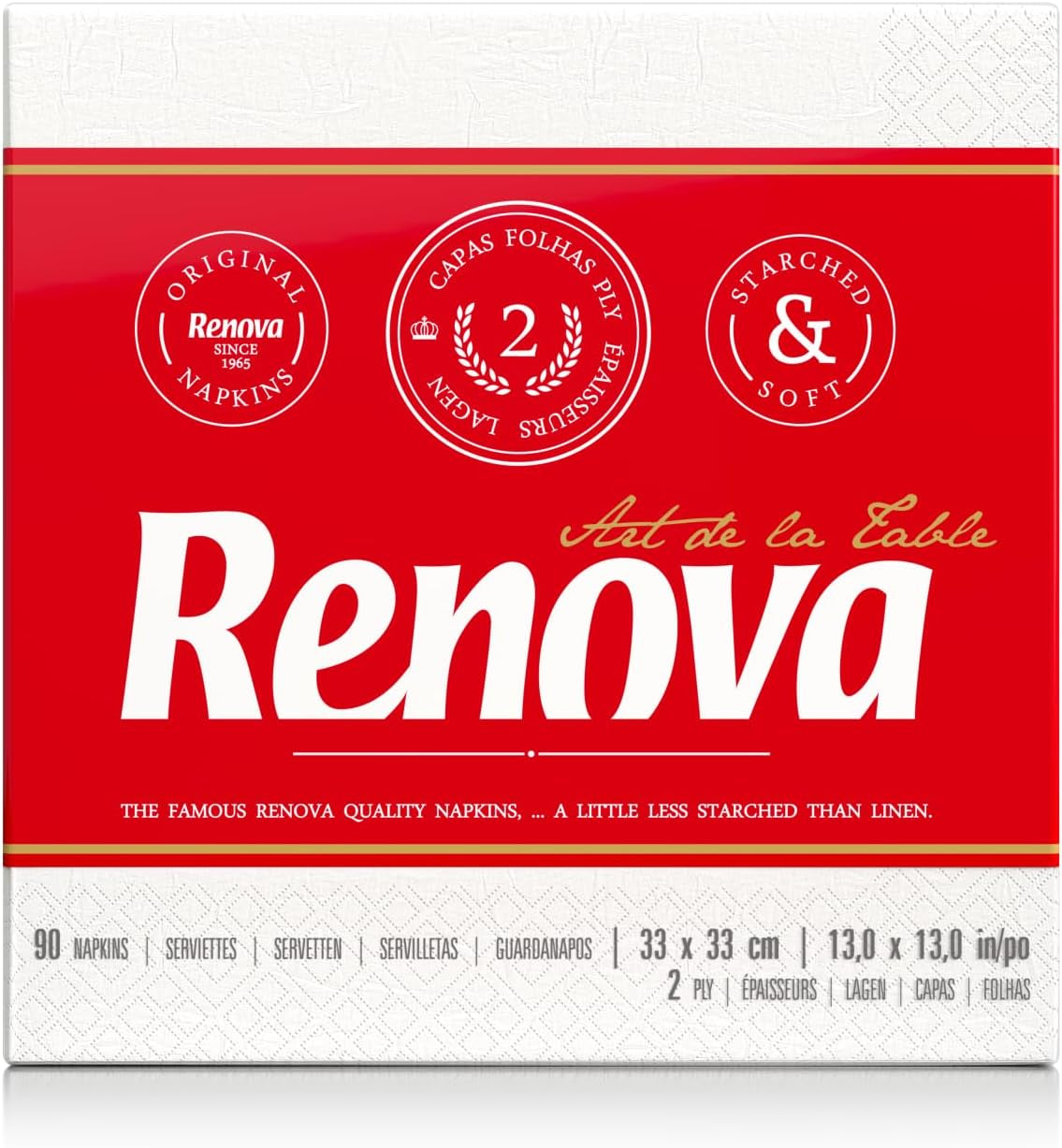 Chusteczki Renova - 3 opakowania po 540 sztuk