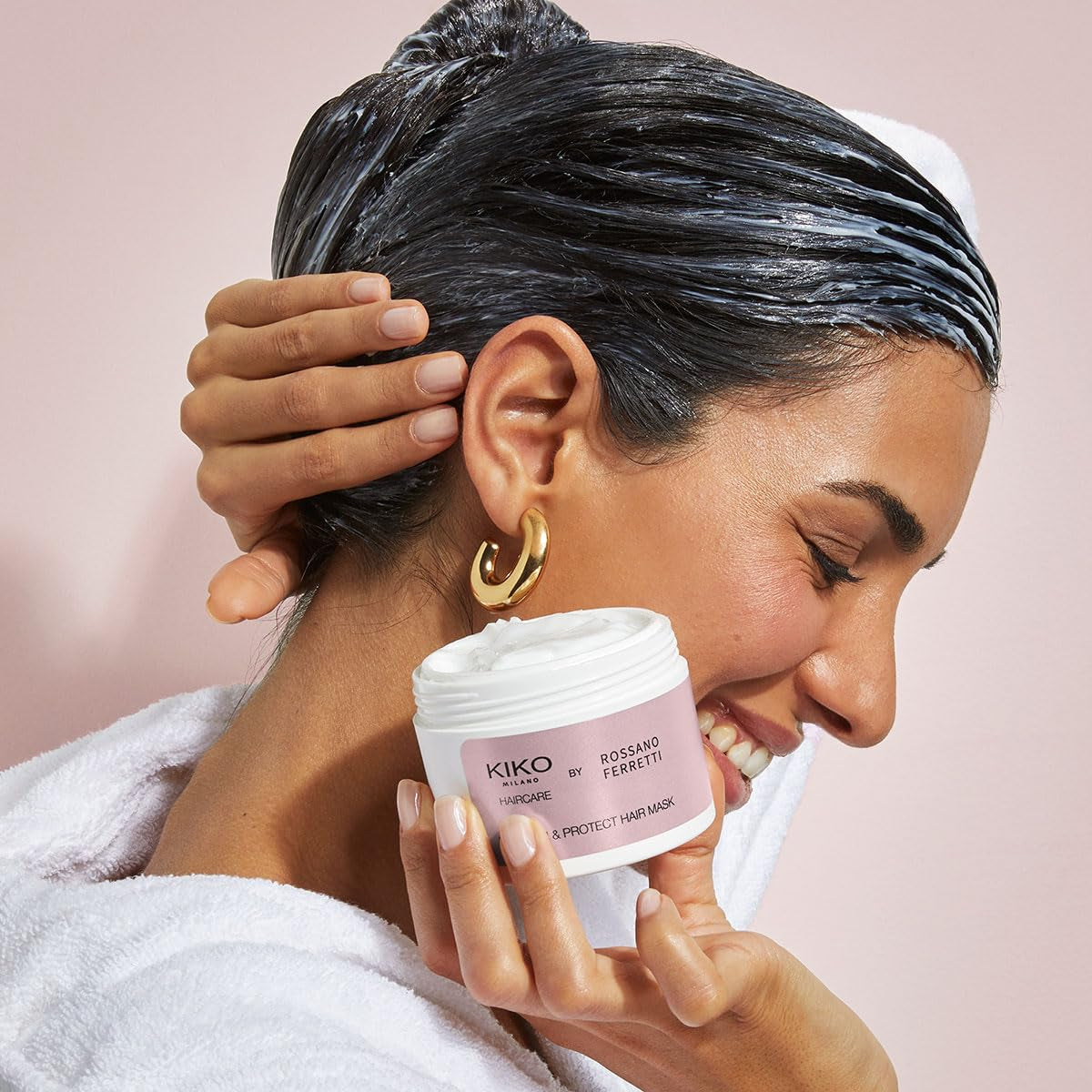 KIKO Milano Nourish & Protect Hair Mask, Odżywczo-regenerująca maska do włosów Naty Shop maska do włosów