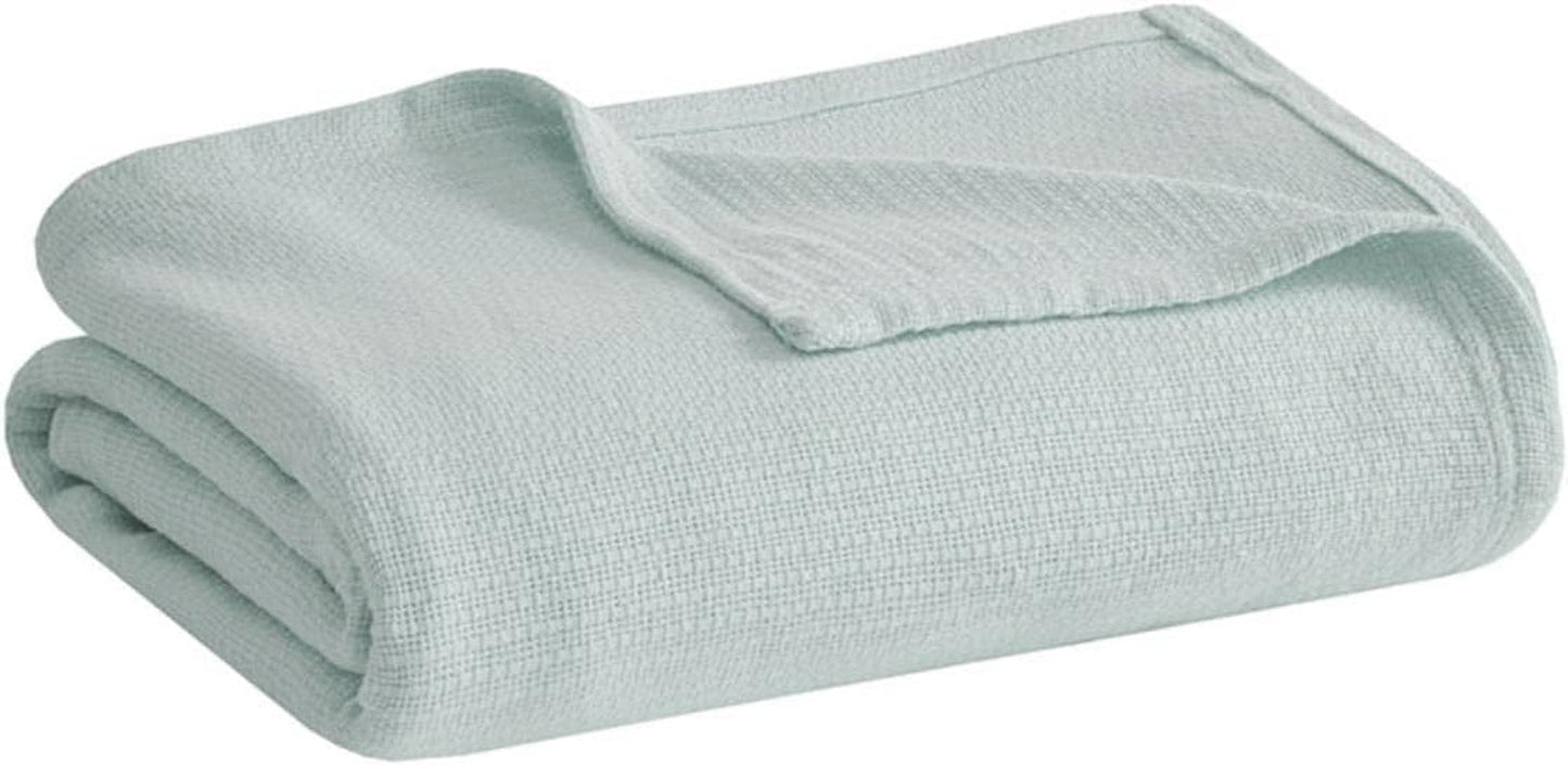 Madison Park Freshspun Wicker Twin Szary bawełniany koc i kołdry Madison Park Blue Full/Queen