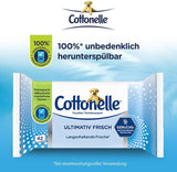 Chusteczki nawilżane, Ultimate Fresh, 12 x 42 chusteczki, technologia Deodycylx, przyjazne dla skóry, bez alkoholu i barwników, wrażliwe, biodegradowalne