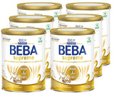 BEBA SUPREME 2 Mleko następne po 6 miesiącu, tylko laktoza, bez oleju palmowego, opakowanie 6 szt. (6 x 800 g) Naty Shop