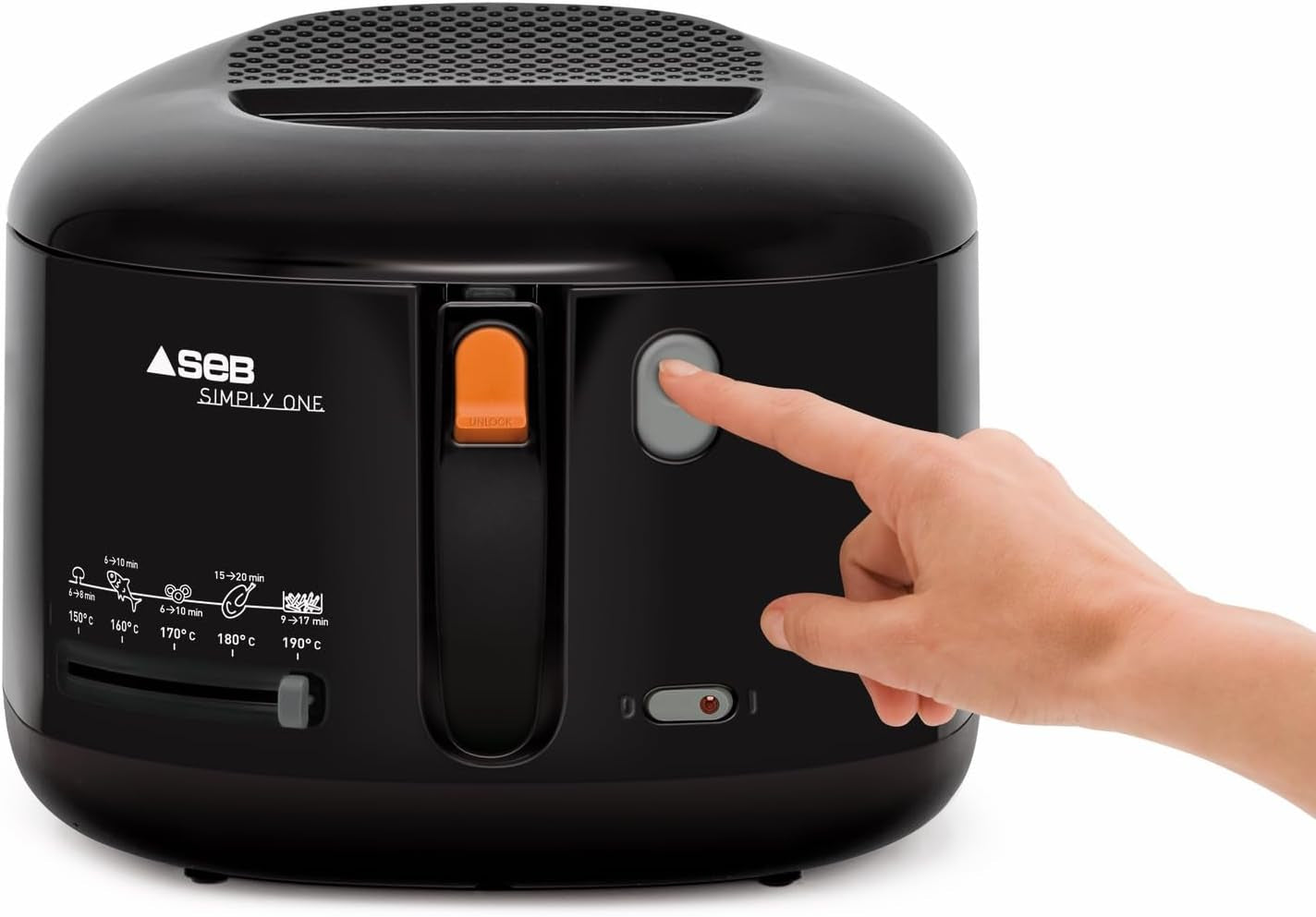 Frytownica elektryczna Tefal Simply One, pojemność XL do frytek do 1,2 kg, ekskluzywny system chłodzenia ściennego