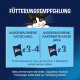Felix Sensations Sauces Mokra karma dla kotów, mieszanka ryb, opakowanie 6 sztuk (6 x 12 saszetek po 85 g każda)