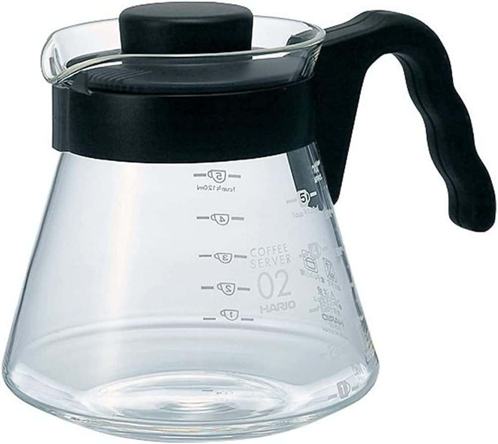 4977642019126 Karafka do serwowania kawy V60 700 ml VCS-02B, szkło, bezbarwne, 17,3 x 14,1 x 13 cm