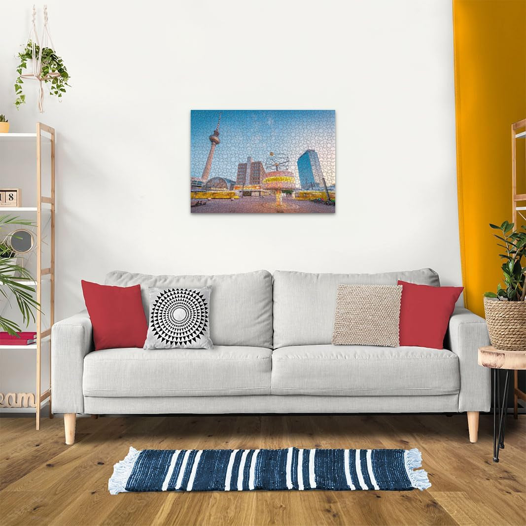 Ravensburger Puzzle 12001424 - Dzień dobry Berlinie - Kolekcja 1000 elementów Puzzle Niemcy Dla dorosłych od 14 lat Puzzle Naty Shop