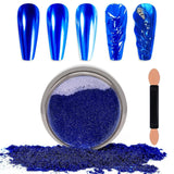 Chrome Nagel Pulver Spiegel Effekt Metallic Staub Holographische Glitter Glasierte Maniküre Dekoration Reflektierendes Pigment Für DIY Gel Polish Nail Art, Harz Handwerk, Geschenke Für Gold