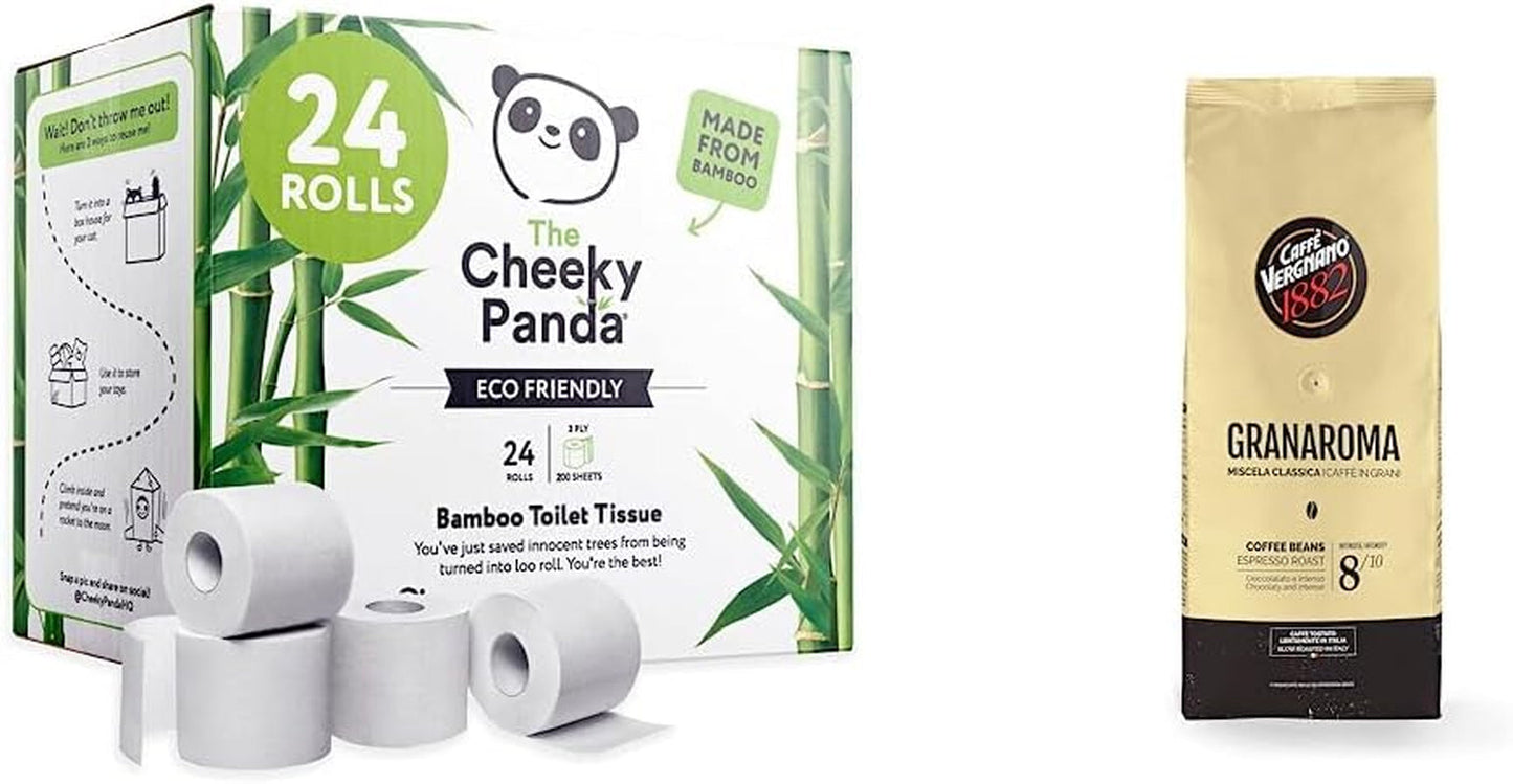 Kupuj hurtowo papier toaletowy Cheeky Panda Bamboo i Pampers Harmony Aqua Baby chusteczki nawilżane w pudełku, 720 chusteczek (15 x 48), delikatna ochrona skóry, zawierająca 99% wody
