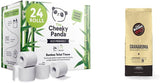 Kupuj hurtowo papier toaletowy Cheeky Panda Bamboo i Pampers Harmony Aqua Baby chusteczki nawilżane w pudełku, 720 chusteczek (15 x 48), delikatna ochrona skóry, zawierająca 99% wody