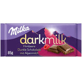 Milka Black Milk – Alpejska czarna czekolada z nadzieniem mleczno-kremowym nugatowym – 85g (opakowanie 5 szt.)
