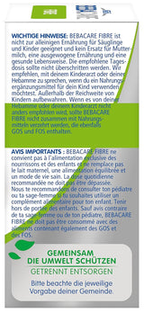 BEBACARE FIBER bezglutenowy suplement diety na łagodne trawienie, suplement diety dla niemowląt od urodzenia i małych dzieci, 1x (20 x 2,2g)